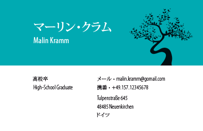 Japanese Business Card: Translation, Design, Print - id: 1650 | 